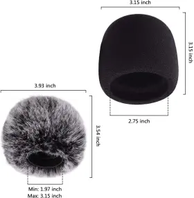 744759633071 Yeti Pop Filter Microphone Windscreen Foam #2