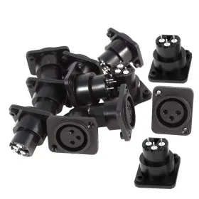 784237766617 BNAFES Xlr Panel Mount Socket Tone Female Jack