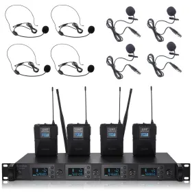 FU4000 BOESKA Wireless Microphone Channel Uhf Lavalier Lapel