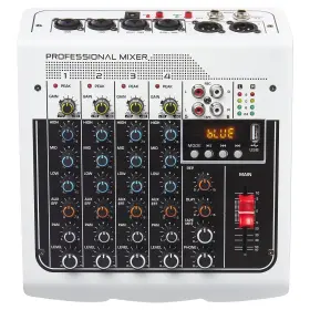 MIX400 BOESKA Audio Mixer Channel Dj Sound Board Console Usb