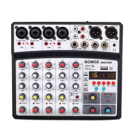 712281825226 BOMGE Channel Audio Sound Mixer Digital Dj Fo