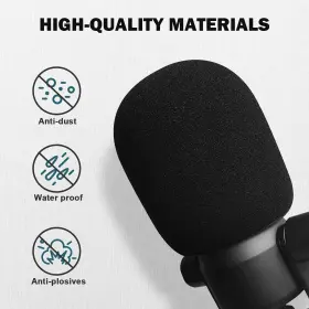 793610060686 BOSEEN Pop Filter Foam Mic Cover Rode Podmic Nt #2
