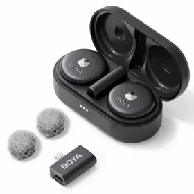 Gr-omic-d BOYA Wireless Lavalier Microphone Iphone Mfi Noise