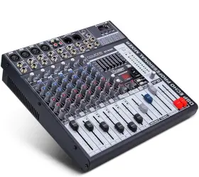 BT-80MX BOYTONE Dj Channel Audio Mixer Sound Board Bluetooth