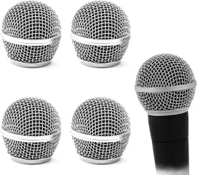313115813824 BRANDED01 Microphone Head Standard Grille Mic