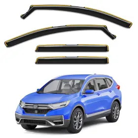3-Q42 BREEJOY Channel Rain Guards Honda Crv Window