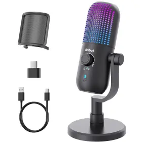 BR-D68 BRIBAT Usb Condenser Microphone Gaming Streaming Plug