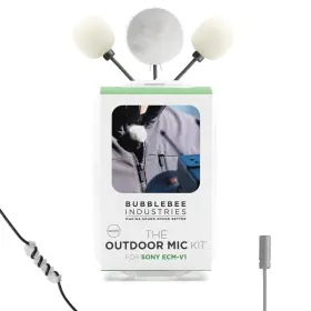 BBI-OMK-ECMV1-WH BUBBLEBEE INDUSTRIES Mic Cover Sony Ecm Wind