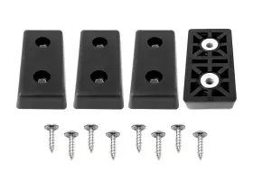 RF10T-TPR87-B BUDWIG Rectangle Rubber Feet Bumper Screws