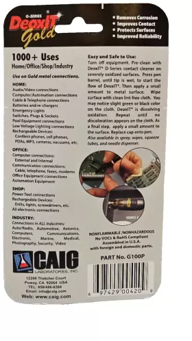G100P CAIG Deoxit Pen Solution #2