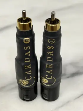 Mxlr-mrca CARDAS AUDIO Male Xlr Rca Adapter Plugs Connectors