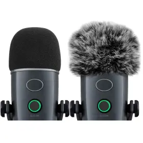 YYX-317 CHROMLIVES Mic Windscreen Cover Pop Filter Yeti Nano