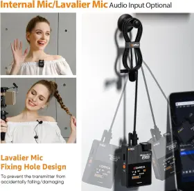 768671533264 COMICA Boomx Pro Wireless Lavalier Microphone #2