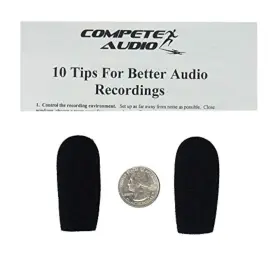 736902377222 COMPETE AUDIO Foam Microphone Windscreens Covers