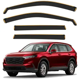 RGIC006 CXZHAZD Shatterproof Channel Rain Guards Honda Crv