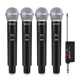 VP-04 D-DEBRA Audio Wireless Microphone Quad Dynamic Handheld