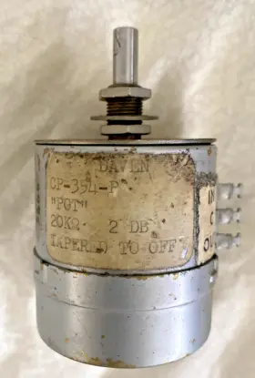 CP-354-P DAVEN Rotary Pot Broadcast Audio