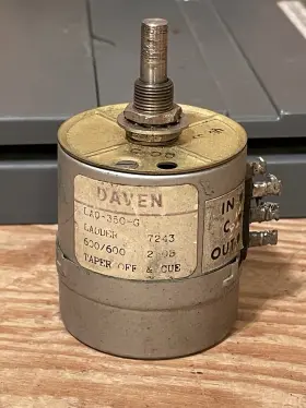 LAQ-350 DAVEN Pot Rotary Attenuator Cue Function