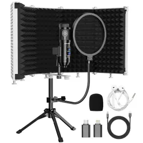 DJM5 DEJASOUND Studio Recording Microphone Isolation Shield