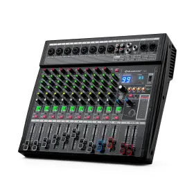 FX-8USB DEJASOUND Audio Mixer Mixing Console Xlr Inputs
