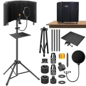 737655657227 DMSKY Microphone Isolation Shield Pop Filter