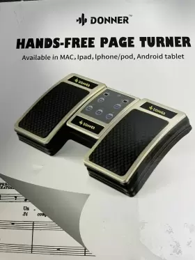 DMB-1 DONNER Page Turner Pedal Mac Ipad Iphone Android Table