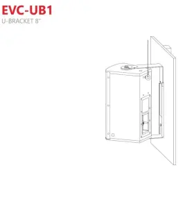 EVC-UB1-BLK ELECTRO VOICE Bracket