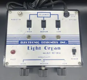 LO-104 ELECTRONIC DESIGNERS INCORPORATED Light Organ