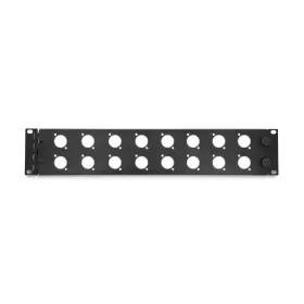 RP2U-16D-HINGE ELITE CORE Space Hinged Rack Panel Connector