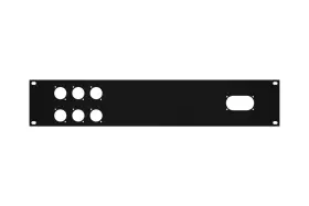 RP2U-6D-T1 ELITE CORE Space Rack Panel Punch Outs Connector