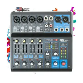 MX08 EMB Pro Channel Mixer Console Dsp Digital Effect Phamtom