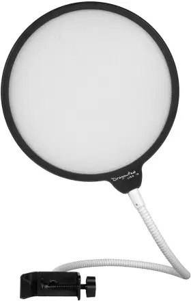 Dpd-pop-bkwt ENABLED Dragonpad Microphone Studio Filter Clamp