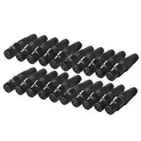 4334425639 EOERE Pack Dmx Pin Xlr Connectors Female Mic Cable