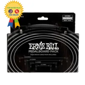 P06462 ERNIE BALL Flex Patch Cables Pedalboard Pack