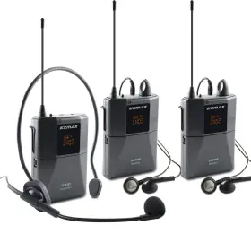 UHF-938-1T2R EXMAX Acoustic Transmission Wireless Headset Tou