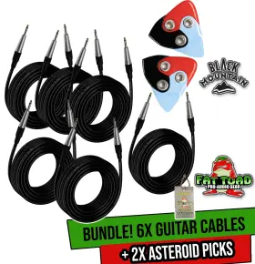 U-AP2303-PICK-ASTEROID.B FAT TOAD Mountain Guitar Pack Cables