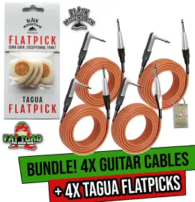 U-AP2303-R-20FT FAT TOAD Tague Guitar Cables Pack Mountain