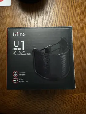 031192993967 FIFINE Pop Filter Effective Plossive Block