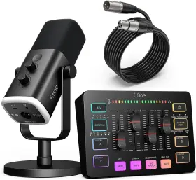 850052511807 FIFINE Gaming Dynamic Xlr Usb Microphone Set
