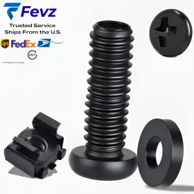 199284559240 FIXXARA Rack Mount Screws Cage Nuts Washers Set