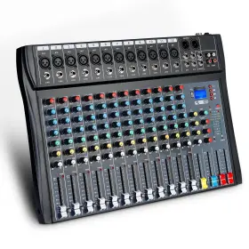 CT-120S FLYGROW Channel Audio Mixer Sound Board Dj Usb