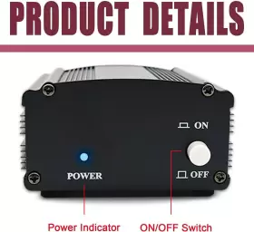 696595380698 FOTOCONIC Phantom Power Supply Adapter Xlr Pin #2