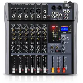 CT-6 FROKET Audio Mixer Sound Board Channel Desk Interface Di