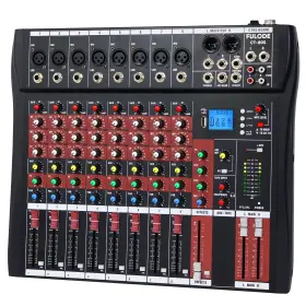 CT-80S-8 FULUODE Audio Mixer Channel Sound Board Dj Mixing