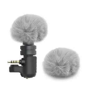 HTZ23-03 GEEKRIA Furry Windscreen Rode Videomicro Videomic