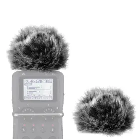 HTZ75-02 GEEKRIA Creators Furry Windscreen Zoom Handy Mic