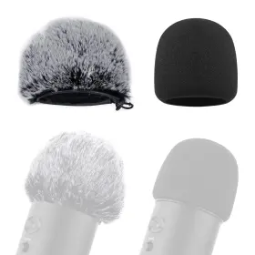 PJZ164-03 GEEKRIA Creators Foam Furry Microphone Windscreen