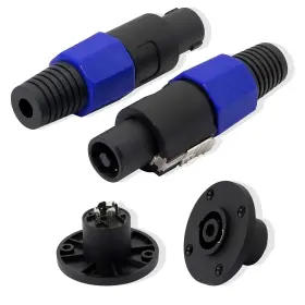 LH-100 GELRHONR Speakon Connector Round Speaker Plug Twist