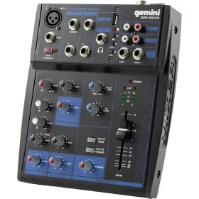 GEM-05USB GEMINI SOUND Bluetooth Audio Mixer Usb Fx Phantom