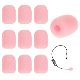 596263 GIANTREE Foam Microphone Windscreen Pack Pink Lapel